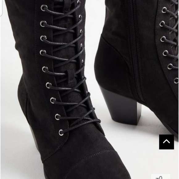 NWT Torrid faux Suede Knee High Boots - Picture 3 of 5